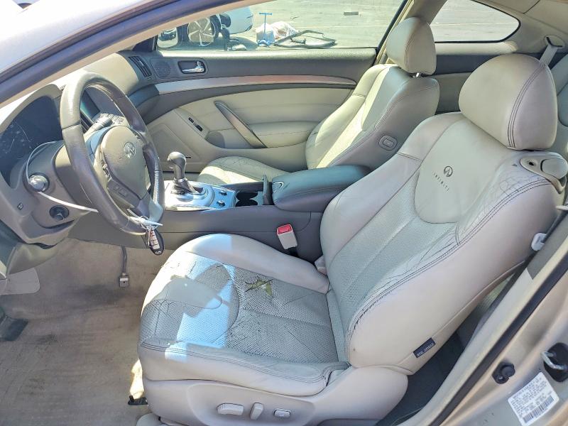 2010 Infiniti G37 VIN JN1CV6EK7AM103344 COPART salvage auction — ROLLOVER, CA - SALVAGE CERTIFICATE, sold $1,500 on 2026-07-16 (photo 7)