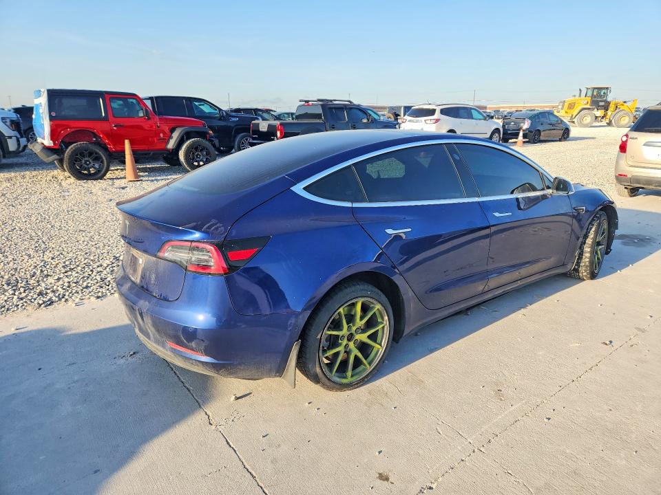 2020 Tesla Model 3 VIN 5YJ3E1EB5LF617625 COPART salvage auction — SIDE, Tx - Certificate Of Title, sold $175 on 2026-07-28 (photo 3)