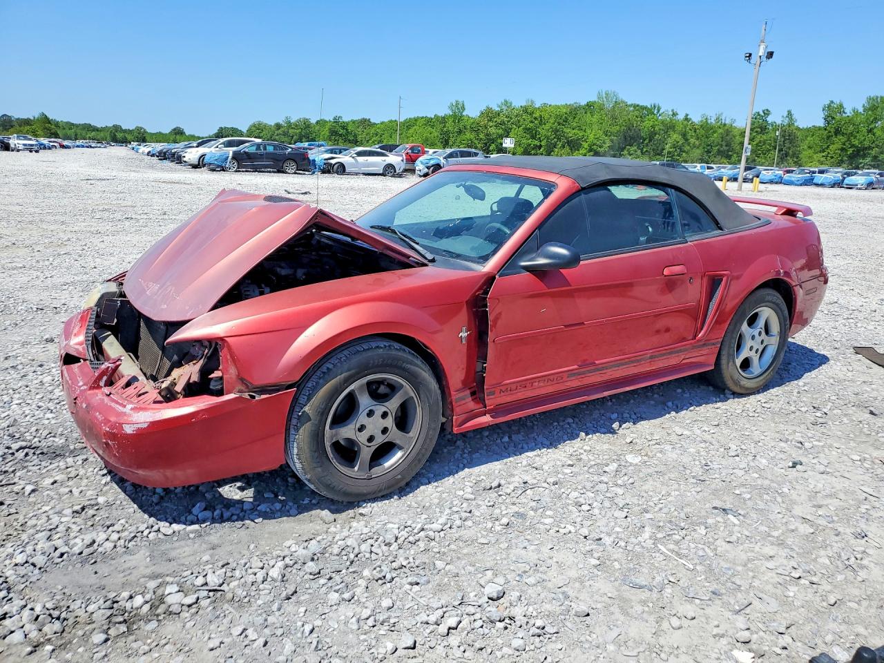 2001 Ford Mustang VIN 1FAFP44461F159426 COPART salvage auction — Front End, AL - CERT OF TITLE-SALVAGE TITLE, sold $300 on 2026-06-25 (photo 1)