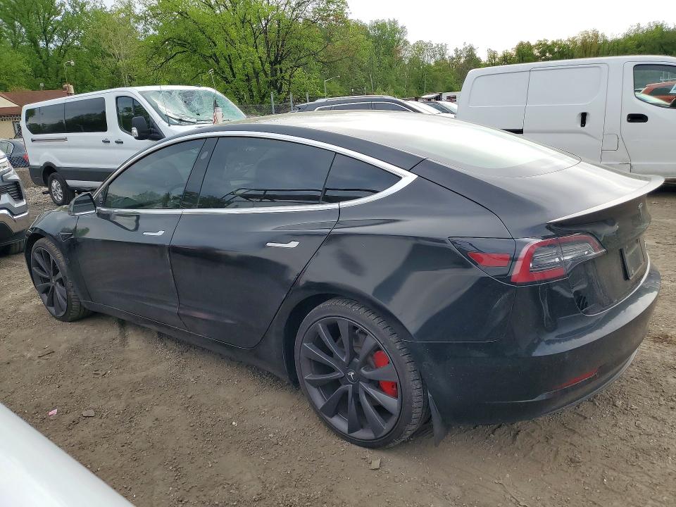 2020 Tesla Model 3 VIN 5YJ3E1EC6LF741900 COPART salvage auction — FRONT END, Md - Cert Of Salvage > 75% Damage, sold $125 on 2026-07-28 (photo 2)
