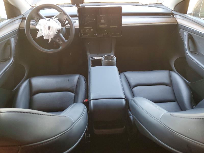 2024 Tesla Model y VIN 7SAYGAEE8RF100115 COPART salvage auction — FRONT END, Ca - Salvage Certificate, sold $12,200 on 2026-07-14 (photo 8)