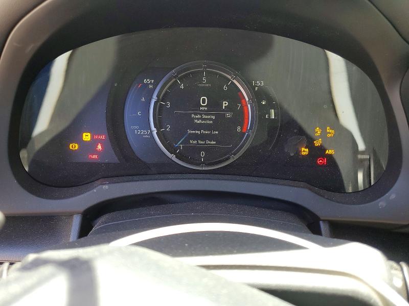 2025 Lexus Is 350 VIN JTHGZ1B20S5086519 COPART salvage auction — FRONT END, NC - SALVAGE CERTIFICATE OF TITLE, sold $12,000 on 2026-07-16 (photo 9)