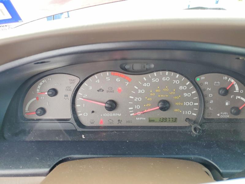 2003 Toyota Sequoia VIN 5TDZT34A63S192433 COPART salvage auction — REAR END, Tx - Salvage Vehicle Title, sold $875 on 2026-07-06 (photo 9)