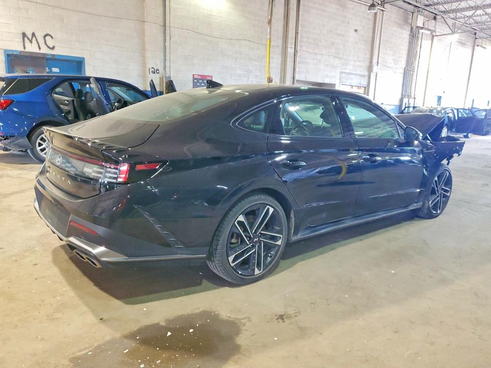 2025 Hyundai Sonata VIN KMHL54JC6SA496347 COPART salvage auction — FRONT END, Mi - Scrap Certificate Of Title, sold $6,200 on 2026-07-05 (photo 3)