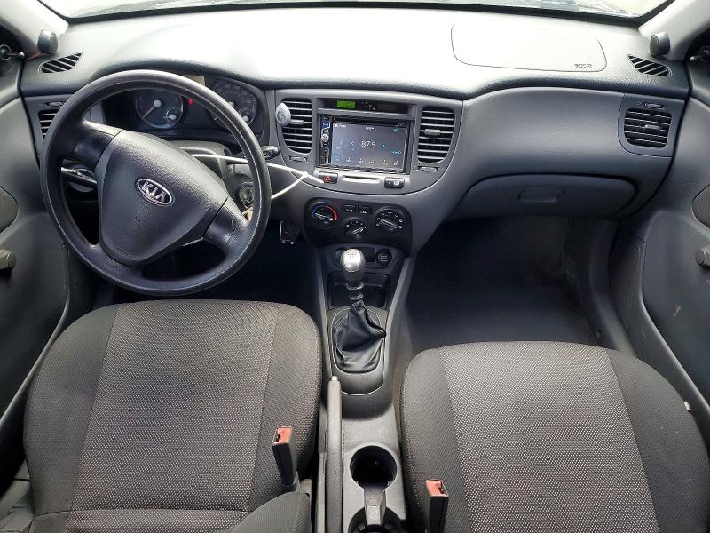 2008 Kia Rio VIN KNADE123286304646 COPART salvage auction — FRONT END, Ca - Salvage Certificate, sold $50 on 2026-07-14 (photo 8)