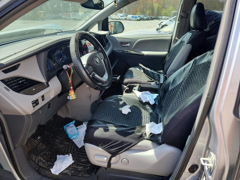 2015 Toyota Sienna VIN 5TDYK3DC5FS537715 COPART salvage auction — FRONT END, Nj - Cert Of Title-Salvage, sold $1,600 on 2026-07-22 (photo 7)