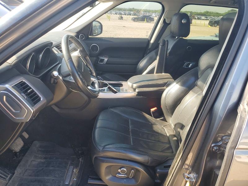 2017 Land rover Range rover sport VIN SALWR2FK0HA668674 COPART salvage auction — FRONT END, Tx - Certificate Of Title (P), sold $6,200 on 2026-07-09 (photo 7)