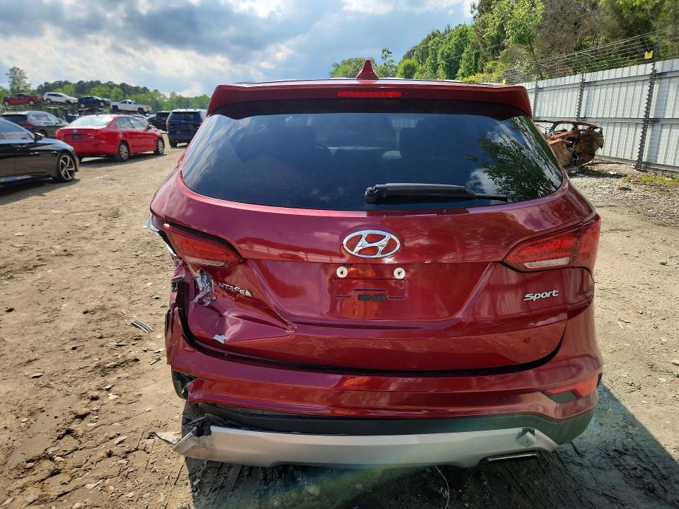 2017 Hyundai VIN 5XYZT3LB5HG435907 COPART salvage auction — REAR END, Va - Cert Of Title - Salvage, sold $2,300 on 2026-07-28 (photo 6)