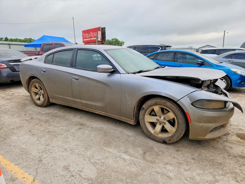 2015 Dodge Charger VIN 2C3CDXBG3FH725895 COPART salvage auction — FRONT END, Ok - Cert Of Title-Salvage, sold $2,250 on 2026-07-28 (photo 4)