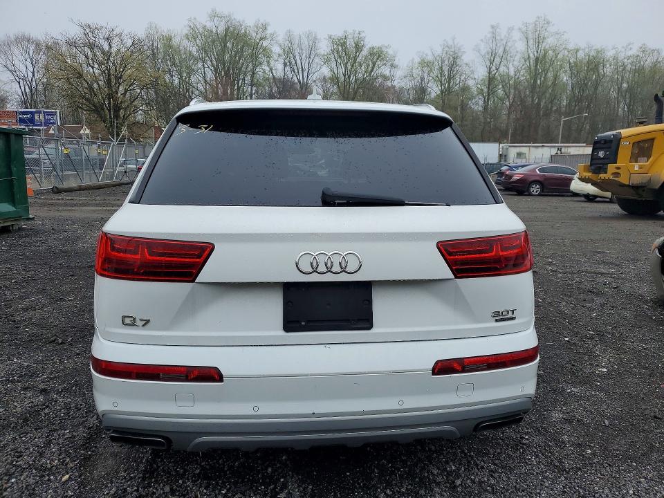 2017 Audi Q7 VIN WA1LAAF7XHD018525 COPART salvage auction — FRONT END, Md - Certificate Of Title, sold $4,400 on 2026-07-02 (photo 6)