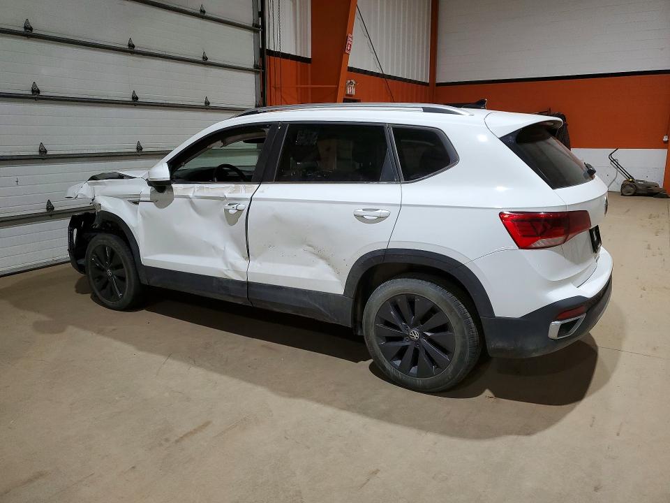 2024 Volkswagen Taos VIN 3VVSX7B28RM007060 COPART salvage auction — SIDE, Ab - Bos - Salvage, sold $11,000 on 2026-07-21 (photo 2)