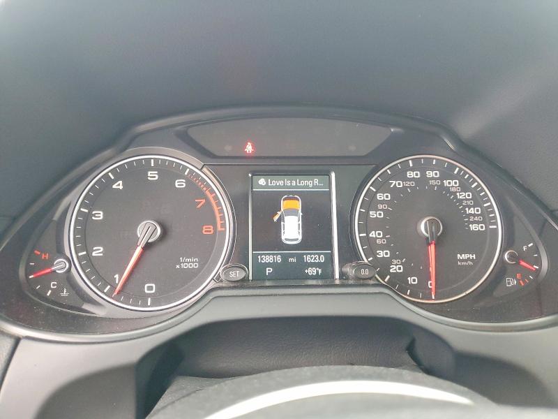 2013 Audi Q5 VIN WA1LFAFP8DA101965 COPART salvage auction — FRONT END, Tx - Nonrepairable Title, sold $2,200 on 2026-07-02 (photo 9)