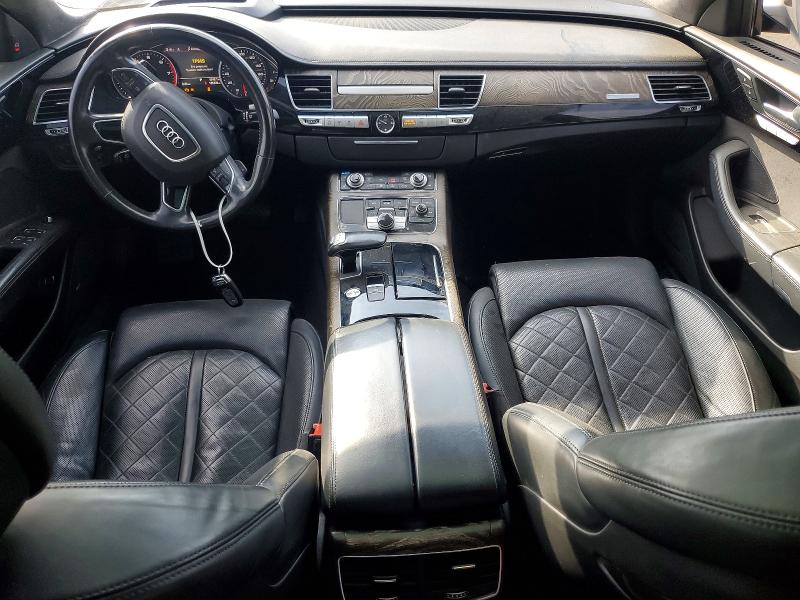 2017 Audi A8 VIN WAU44AFD6HN017127 COPART salvage auction — FRONT END, KY - CERT OF TITLE-SALVAGE, sold $1,650 on 2026-07-02 (photo 8)