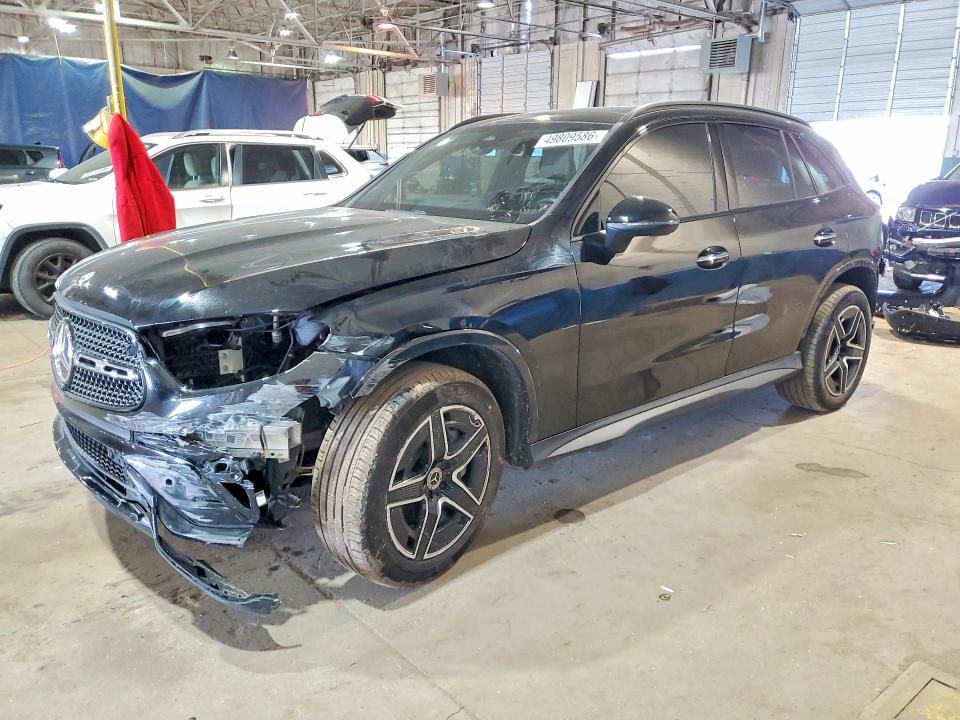 2024 Mercedes-benz Glc VIN W1NKM4HB1RF123027 COPART salvage auction — FRONT END, Mi - Scrap Certificate Of Title, sold $17,300 on 2026-07-14 (photo 1)