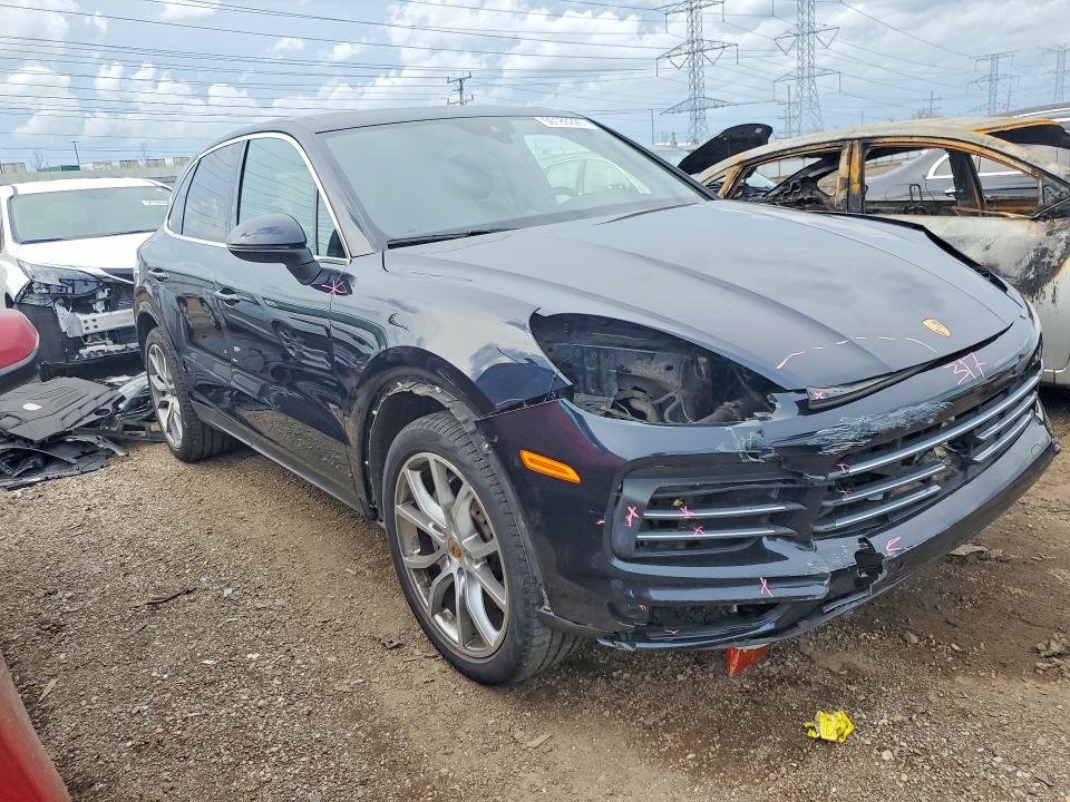 2019 Porsche Cayenne VIN WP1AB2AY9KDA61243 COPART salvage auction — FRONT END, Il - Salvage Certificate, sold $15,800 on 2026-07-21 (photo 4)