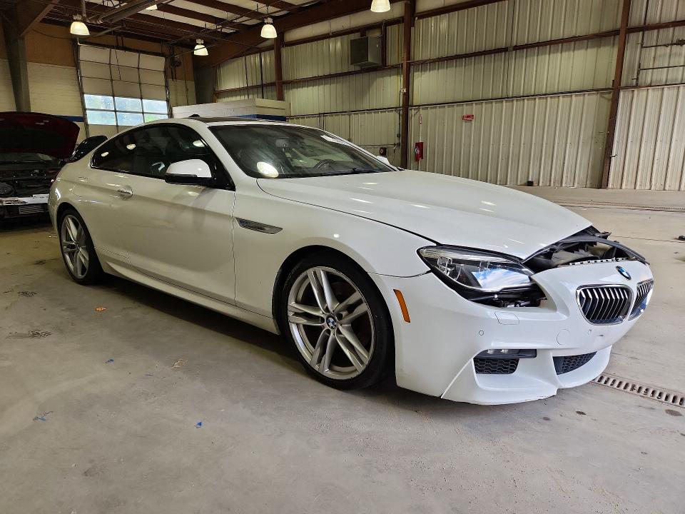 2016 BMW 6er VIN WBA6H1C55GD932985 COPART salvage auction — FRONT END, Va - Cert Of Title - Salvage, sold $225 on 2026-07-31 (photo 4)