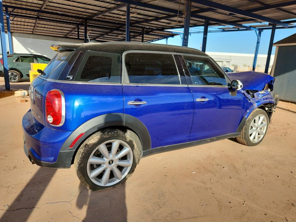 2015 Mini VIN WMWZC3C56FWT02113 COPART salvage auction — FRAME DAMAGE, Az - Cert Of Title - Salvage, sold $850 on 2026-08-27 (photo 3)