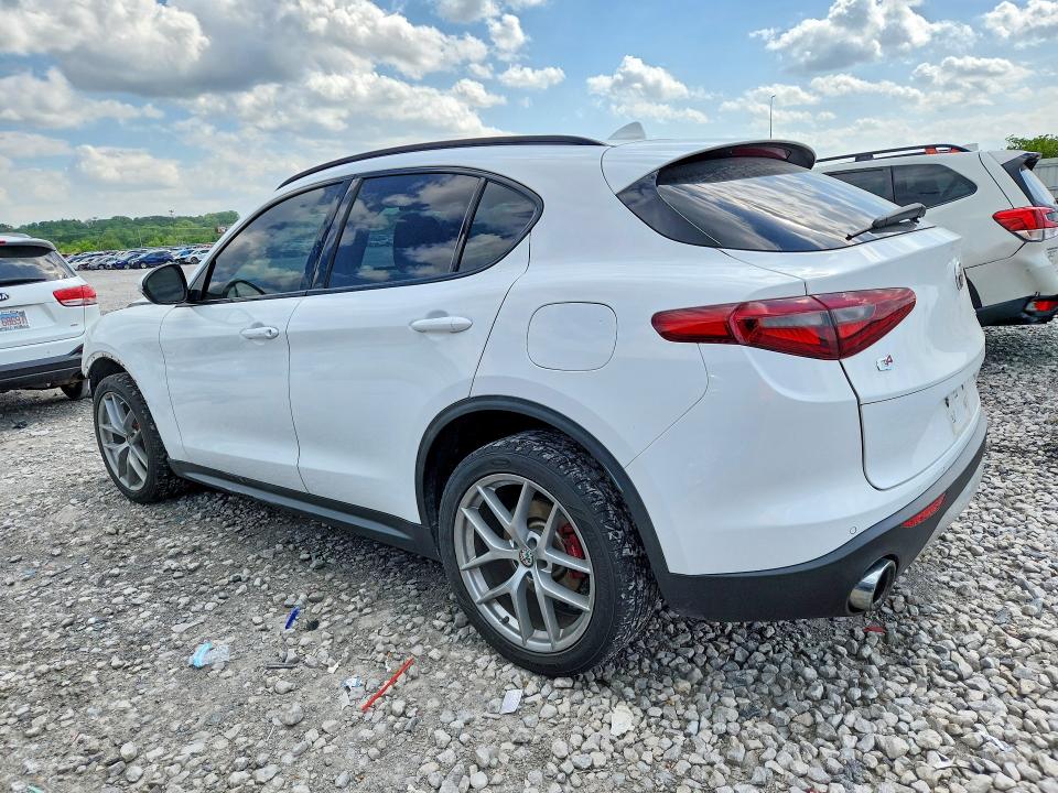 2018 Alfa romeo Stelvio VIN ZASFAKNN7J7B83131 COPART salvage auction — FRONT END, IL - SALVAGE CERTIFICATE, sold $2,000 on 2026-07-06 (photo 2)