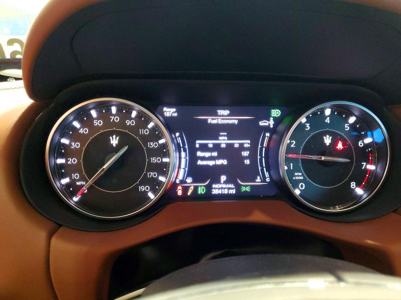 2021 Maserati Levante VIN ZN661XUL3MX364851 COPART salvage auction — FRONT END, Mi - Cert Of Title-Salvage Vehicle, sold $14,600 on 2026-07-14 (photo 9)
