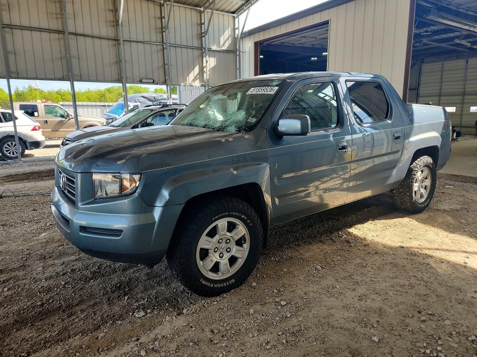 2008 Honda Ridgeline VIN 2HJYK16528H538062 COPART salvage auction — HAIL, Mo - Certificate Of Title, sold $1,550 on 2026-07-27 (photo 1)