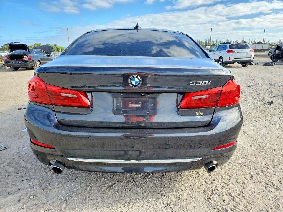 2017 BMW 5er VIN WBAJA5C34HG896887 COPART salvage auction — ROOF, Fl - Cert Of Title Slvg Rebuildable, sold $5,300 on 2026-07-14 (photo 6)