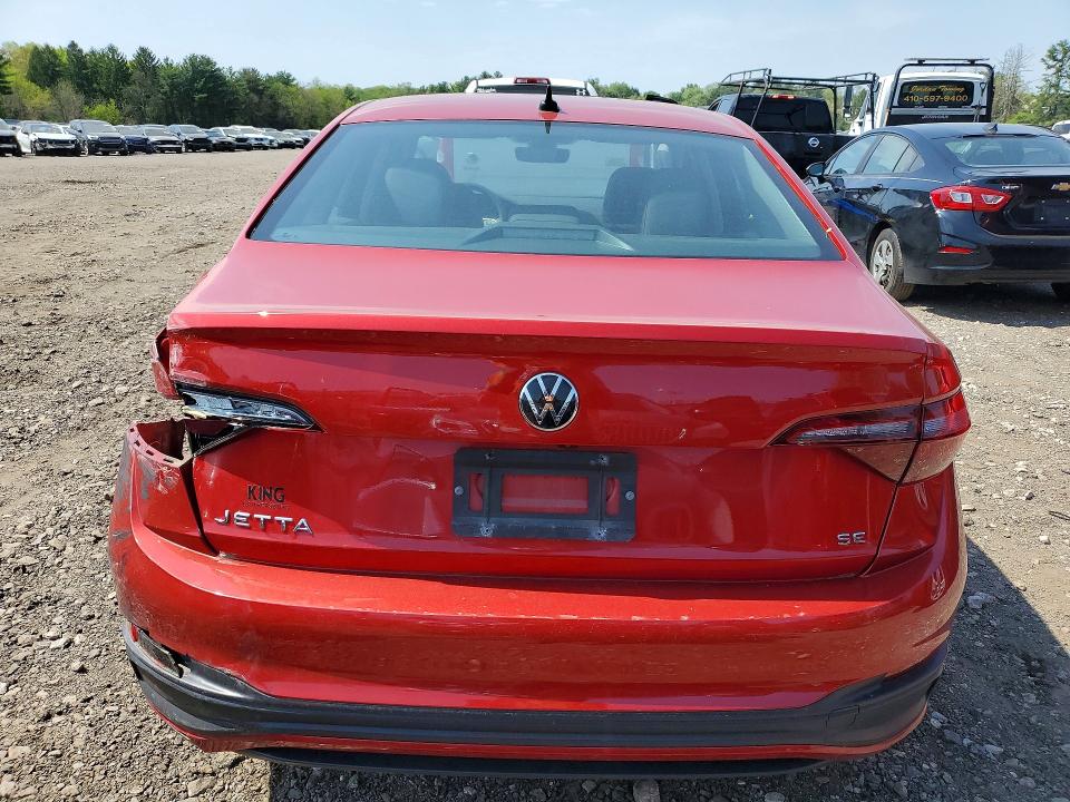 2024 Volkswagen Jetta VIN 3VW7M7BU3RM031729 COPART salvage auction — FRONT END, Md - Cert Of Salvage > 75% Damage, sold $3,050 on 2026-07-27 (photo 6)