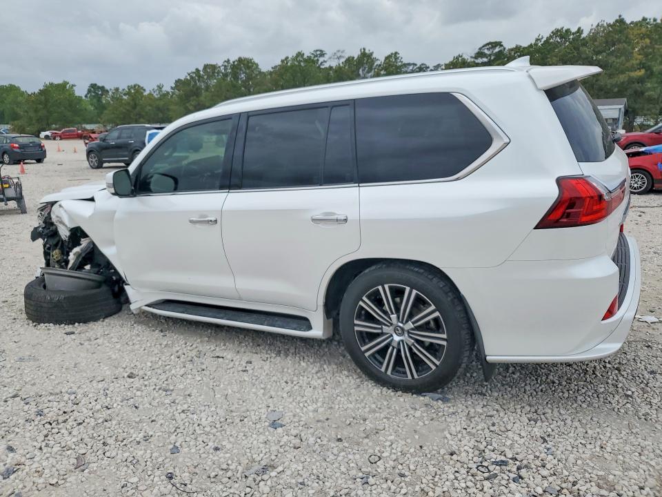 2020 Lexus Lx VIN JTJDY7AX6L4326376 COPART salvage auction — FRONT END, Tx - Certificate Of Title, sold $40,500 on 2026-07-07 (photo 2)