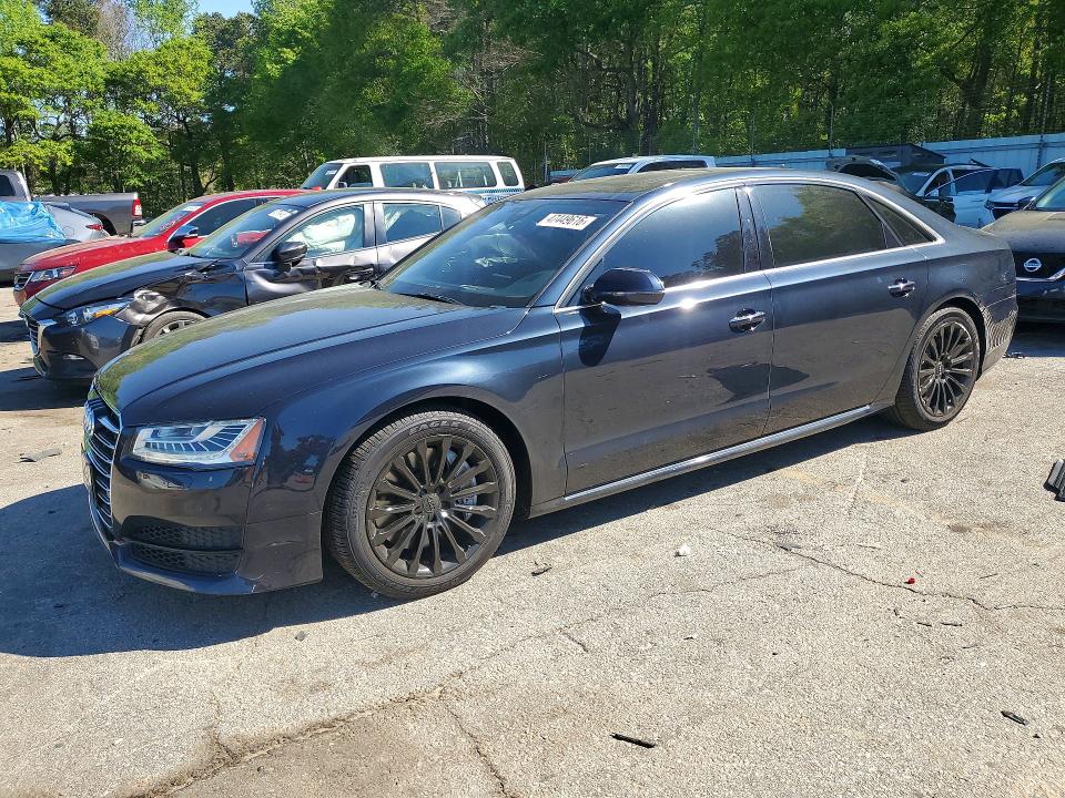 2017 Audi A8 VIN WAU44AFD0HN017897 COPART salvage auction — FRONT END, Ga - Cert Of Title-Salvage, sold $5,600 on 2026-07-10 (photo 1)