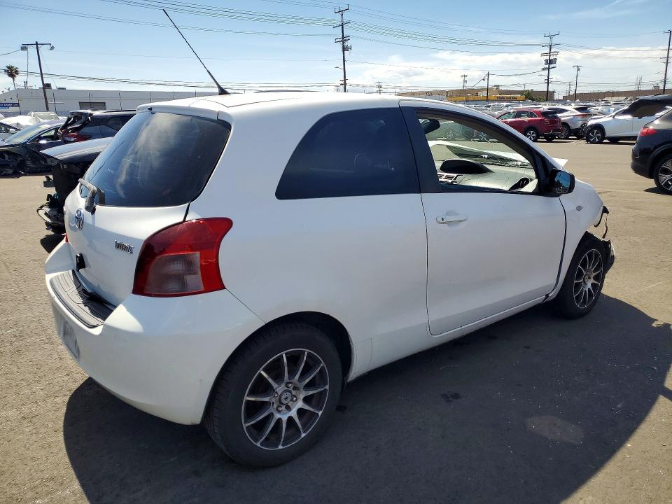 2007 Toyota Yaris VIN JTDJT903075108416 COPART salvage auction — FRONT END, Ca - Salvage Certificate, sold $250 on 2026-07-13 (photo 3)
