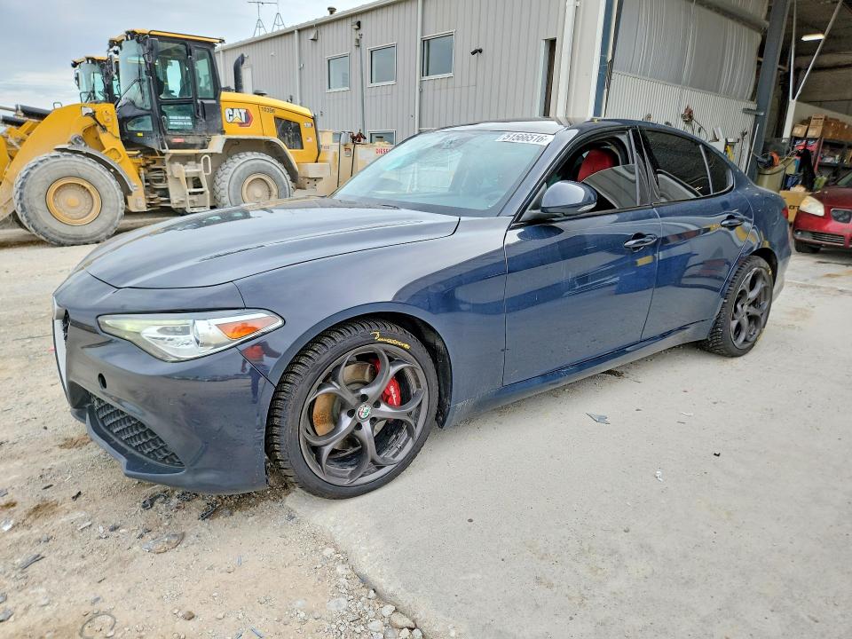 2019 Alfa romeo Giulia VIN ZARFANBN2K7600421 COPART salvage auction — SIDE, Id - Salvage Certificate Of Title, sold $3,700 on 2026-08-11 (photo 1)