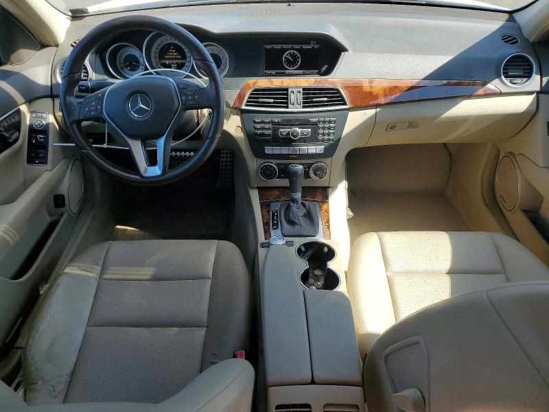 2013 Mercedes-benz C-klasse VIN WDDGF4HBXDR276249 COPART salvage auction — FRONT END, Salvage Title, sold $1,800 on 2026-08-17 (photo 8)