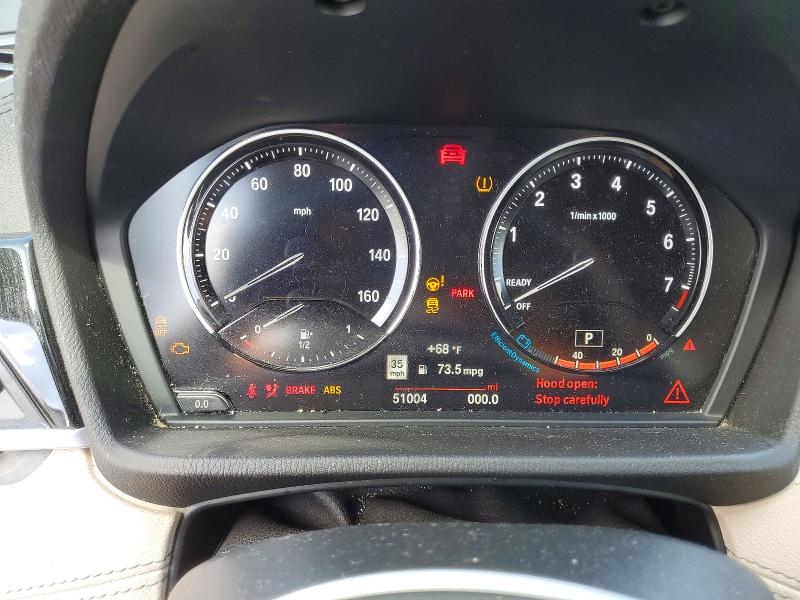 2021 BMW X1 VIN WBXJG7C00M5S68823 COPART salvage auction — FRONT END, Salvage Title, sold $2,900 on 2026-07-20 (photo 9)