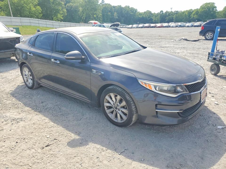 2017 Kia Optima VIN 5XXGT4L38HG162424 COPART salvage auction — REAR END, Nc - Salvage Certificate Of Title, sold $2,350 on 2026-07-22 (photo 4)