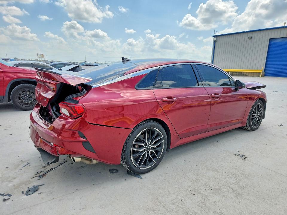 2023 Kia K5 VIN 5XXG44J80PG201274 COPART salvage auction — FRONT END, Tx - Salvage Vehicle Title, sold $2,100 on 2026-07-28 (photo 3)