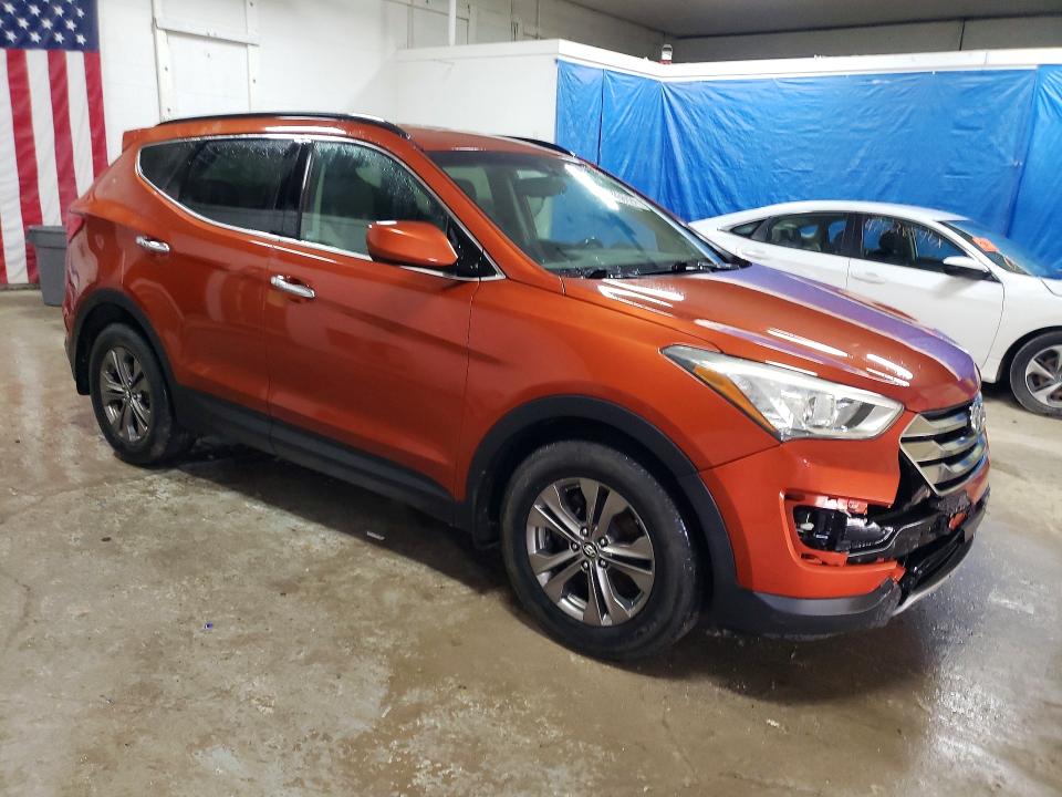 2013 Hyundai Santa fe VIN 5XYZUDLBXDG055832 COPART salvage auction — SIDE, OH - CERT OF TITLE-SALVAGE, sold $1,150 on 2026-07-30 (photo 4)