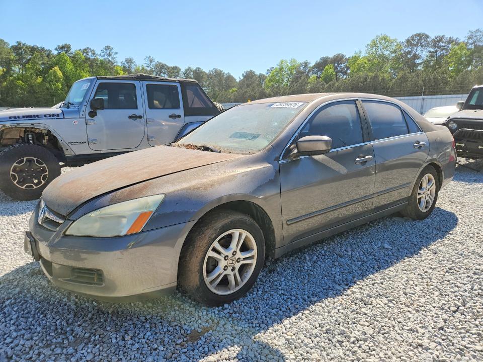 2007 Honda Accord VIN 1HGCM56767A125366 COPART salvage auction — MECHANICAL, Ga - Certificate Of Title (P), sold $300 on 2026-07-09 (photo 1)