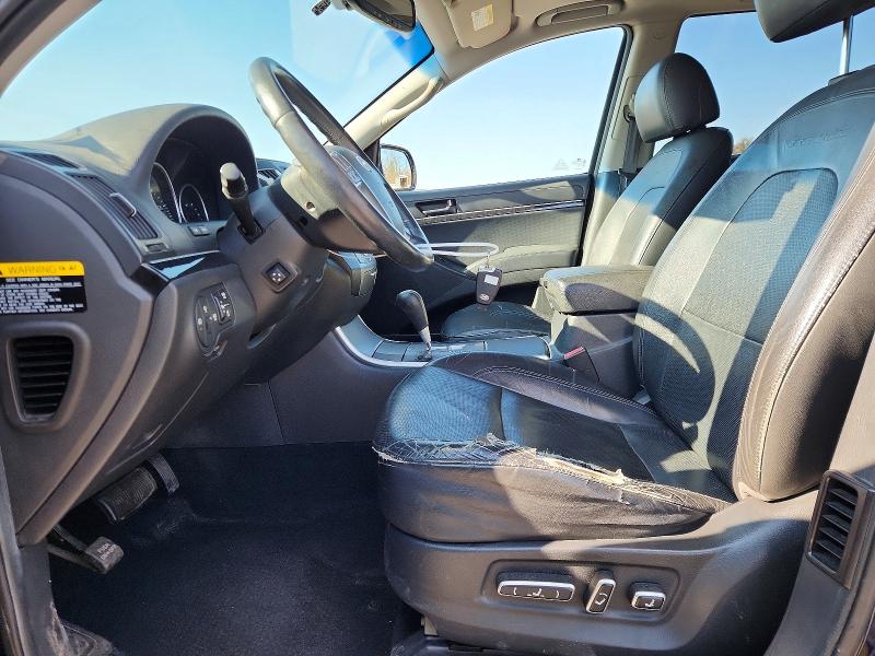 2009 Hyundai Veracruz VIN KM8NU73CX9U081602 COPART salvage auction — FRONT END, Id - Salvage Certificate Of Title, sold $1,100 on 2026-07-08 (photo 7)