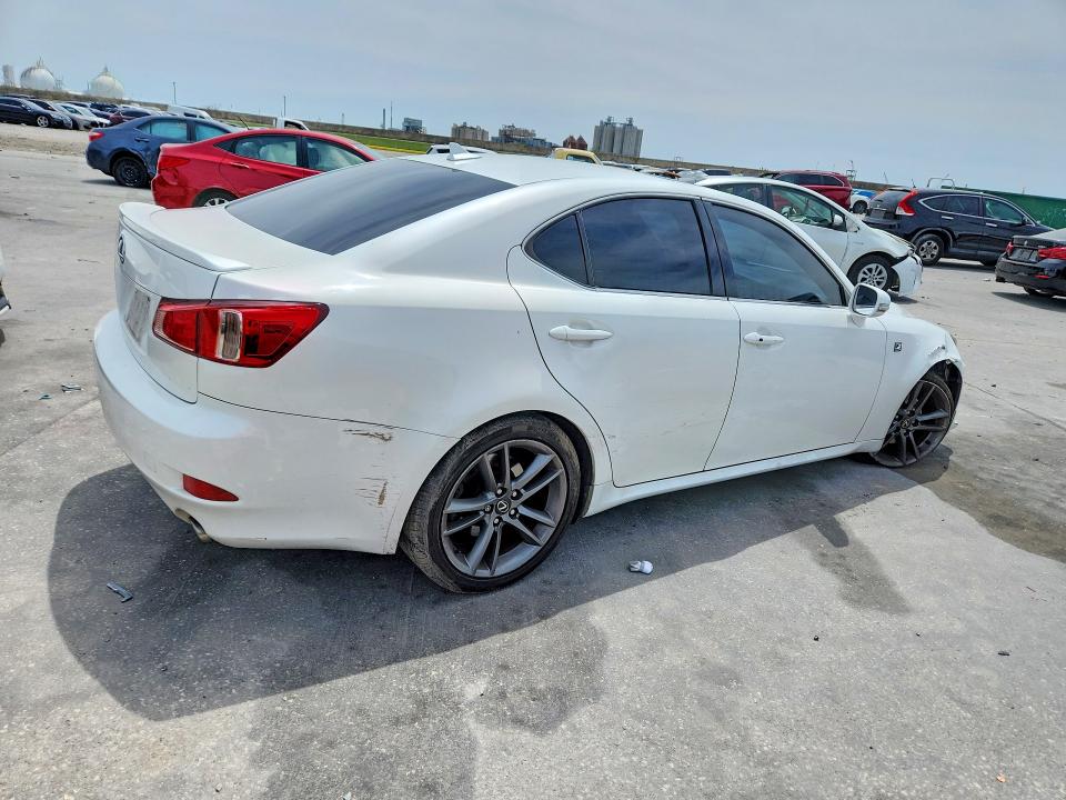 2012 Lexus Is VIN JTHBF5C20C5163576 COPART salvage auction — FRONT END, LA, sold $900 on 2026-07-15 (photo 3)