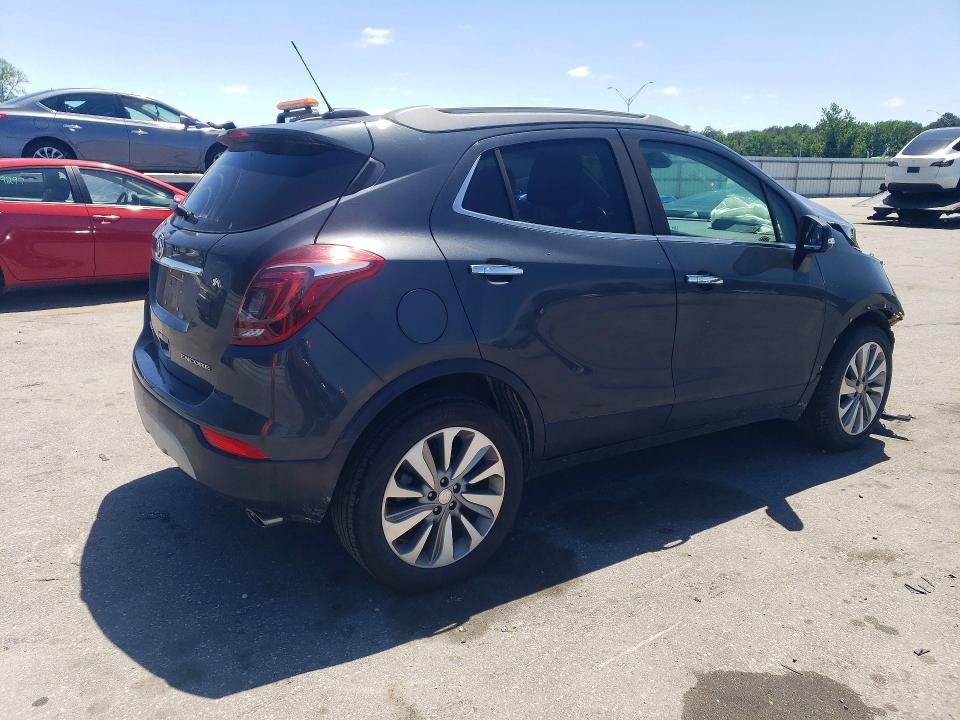 2018 Buick Encore VIN KL4CJASB1JB507326 COPART salvage auction — FRONT END, Nc - Salvage Certificate Of Title, sold $275 on 2026-07-02 (photo 3)