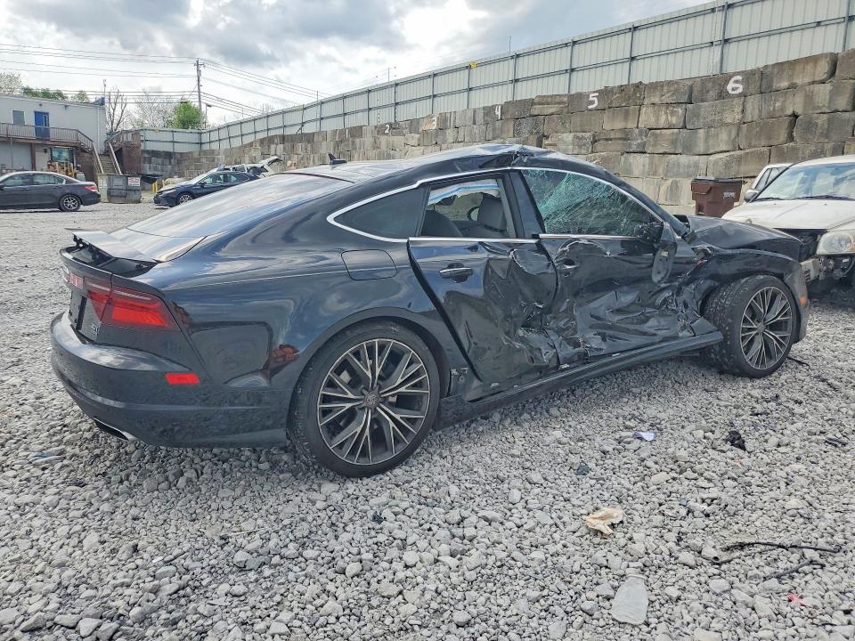 2018 Audi A7 VIN WAU23AFC2JN074688 COPART salvage auction — SIDE, Salvage Title, sold $3,000 on 2026-07-17 (photo 3)