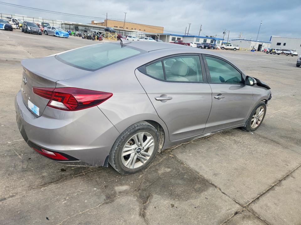 2020 Hyundai Elantra VIN KMHD84LF0LU073704 COPART salvage auction — FRONT END, Tx - Salvage Vehicle Title, sold $2,300 on 2026-07-02 (photo 3)