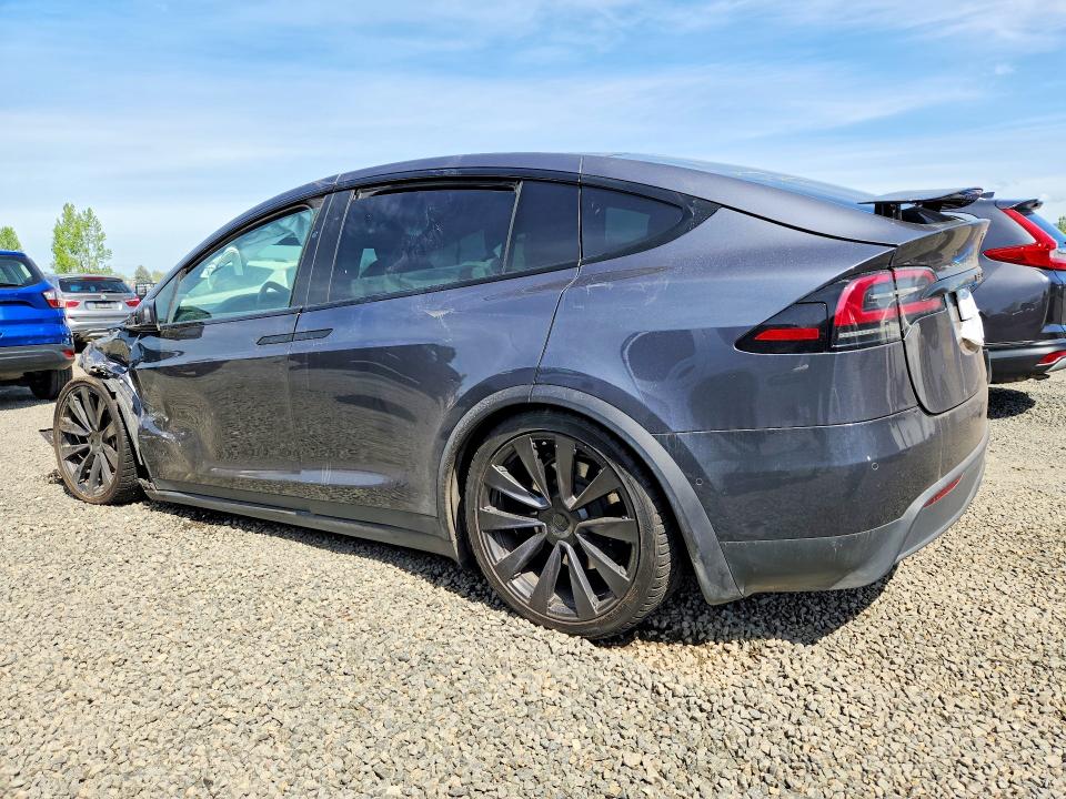 2022 Tesla Model x VIN 7SAXCBE61NF359125 COPART salvage auction — FRONT END, Or - Salvage Title Certificate, sold $8,100 on 2026-07-28 (photo 2)