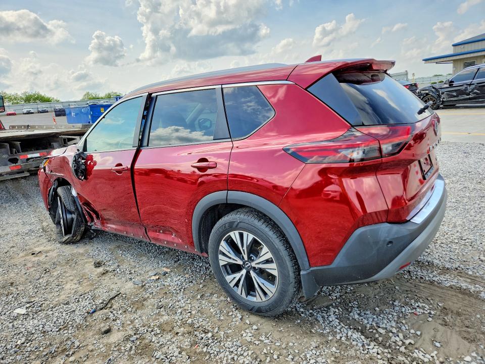 2022 Nissan Rogue VIN 5N1BT3BA9NC670297 COPART salvage auction — SIDE, Salvage Title, sold $5,400 on 2026-07-09 (photo 2)