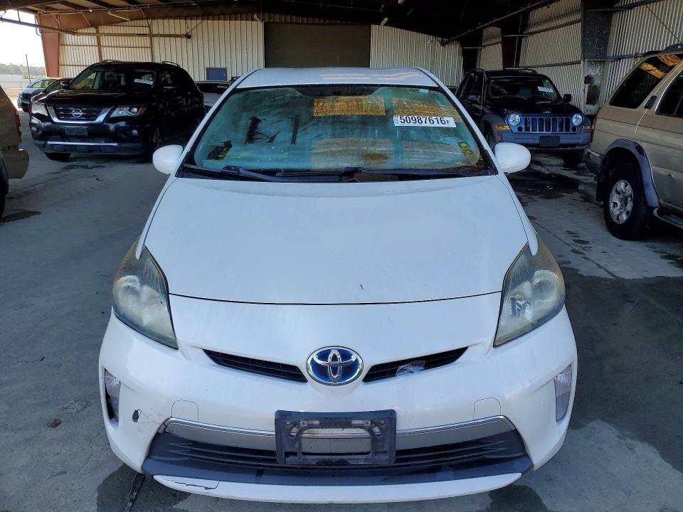 2014 Toyota Prius VIN JTDKN3DP4E3056032 COPART salvage auction — FRONT END, Ca - Salvage Certificate, sold $6,800 on 2026-07-02 (photo 5)