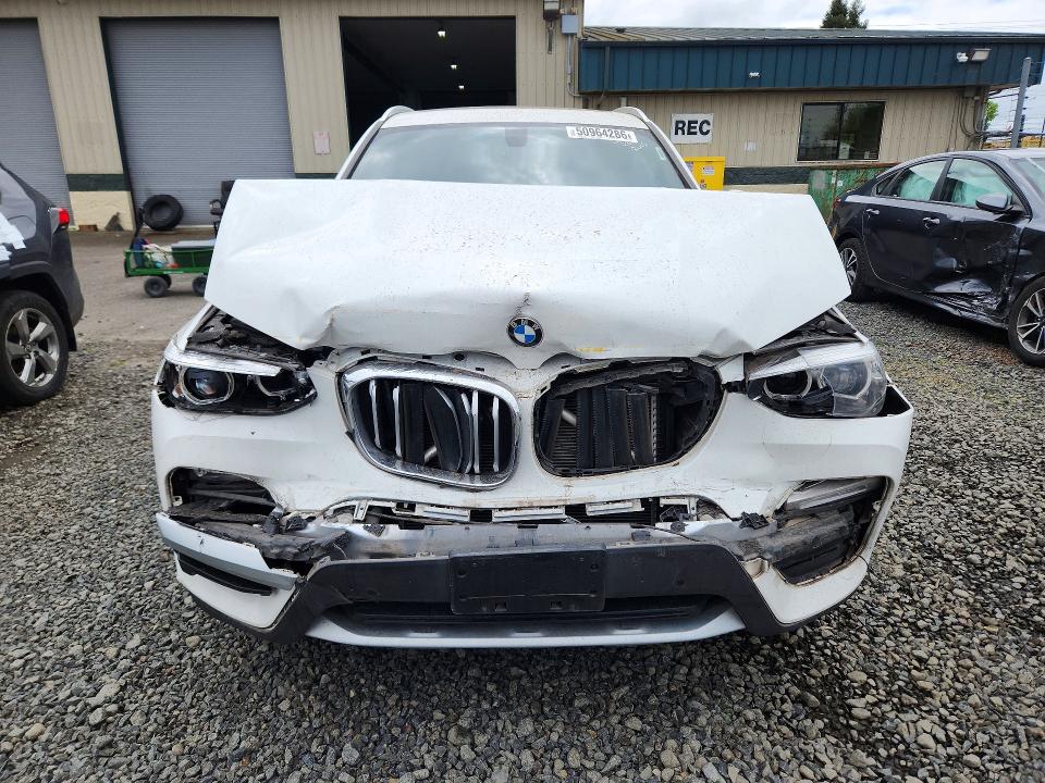 2018 BMW X3 VIN 5UXTR9C54JLC78691 COPART salvage auction — FRONT END, Or - Salvage Title Certificate, sold $5,800 on 2026-07-21 (photo 5)
