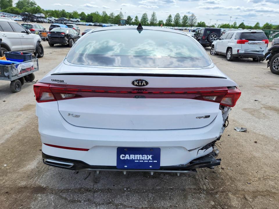 2021 Kia K5 VIN 5XXG64J2XMG076320 COPART salvage auction — REAR END, Mo - Salvage Certificate Of Title, sold $8,700 on 2026-07-24 (photo 6)