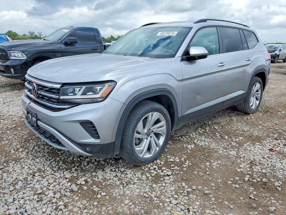 2021 Volkswagen Atlas VIN 1V2WR2CA2MC555910 COPART salvage auction — FRONT END, Va - Certificate Of Title (P), sold $6,800 on 2026-07-09 (photo 1)