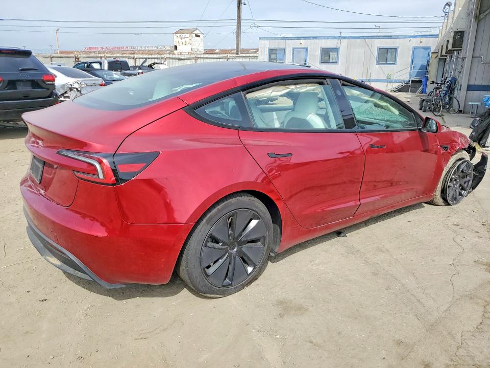2025 Tesla Model 3 VIN 5YJ3E1EA2SF922294 COPART salvage auction — ROLLOVER, Salvage Title, sold $4,150 on 2026-07-27 (photo 3)