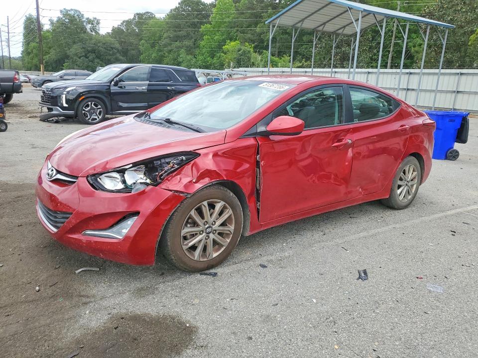 2016 Hyundai VIN KMHDH4AE8GU623912 COPART salvage auction — FRONT END, Ga - Cert Of Title-Salvage, sold $1,050 on 2026-07-27 (photo 1)
