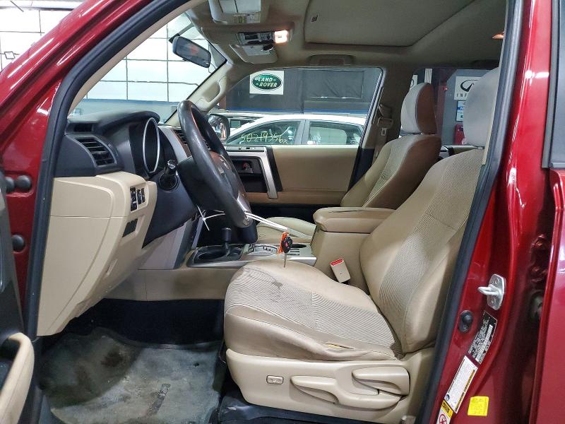 2011 Toyota 4runner VIN JTEBU5JR0B5066380 COPART salvage auction — MINOR DENT/SCRATCHES, Nh - Certificate Of Title, sold $8,200 on 2026-07-09 (photo 7)